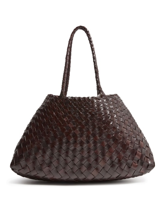 Dragon Diffusion Handbags - DRAGON DIFFUSION
Santa Croce large shoulder bag dark brown